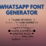 WhatsApp Font Generator - ꧁♡𝘄𝗵𝗮𝘁𝘀𝗮𝗽𝗽♡꧂ Make Stylish Text